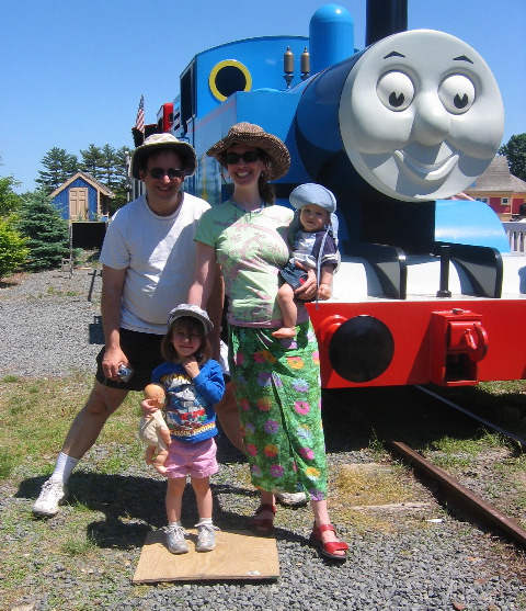 Thomas and family, Edaville June 08